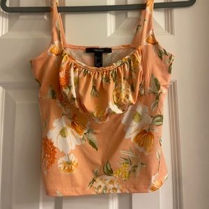 Orange Forever 21 Blouse